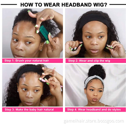 Wholesale Curly Bob Transparent Lace Frontal Wig Afro Kinky Curly Bob Wig Raw Indian Virgin Human Hair Hd Full Lace Front Wig